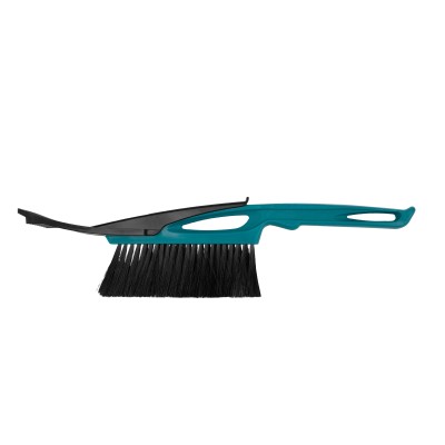 Щетка-сметка для снега со скребком 400 мм, бирюзовая Sparta Щетка-сметка для снега со скребком 400 мм, бирюзовая Sparta