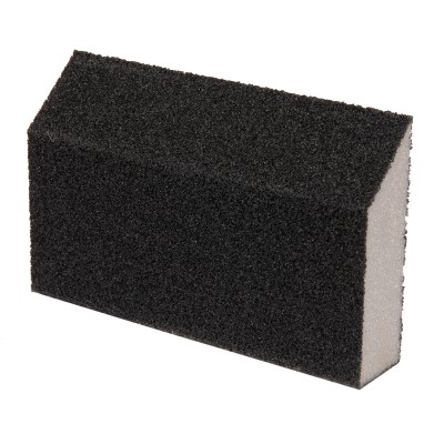 Губка для шлифования, 125 х 75 х 25 мм, трапеция, средняя жесткость, P 60 Сибртех Губка для шлифования, 125 х 75 х 25 мм, трапеция, средняя жесткость, P 60 Сибртех