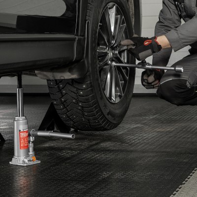 Домкрат гидравлический бутылочный, 3 т, h подъема 178-343 мм Matrix Домкрат гидравлический бутылочный, 3 т, h подъема 178-343 мм Matrix