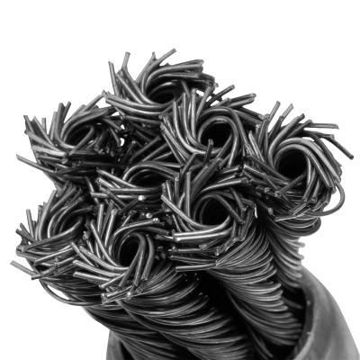 Щетка для дрели, 25 мм, "чашка" со шпилькой, крученая металлическая проволока Matrix Щетка для дрели, 25 мм, "чашка" со шпилькой, крученая металлическая проволока Matrix