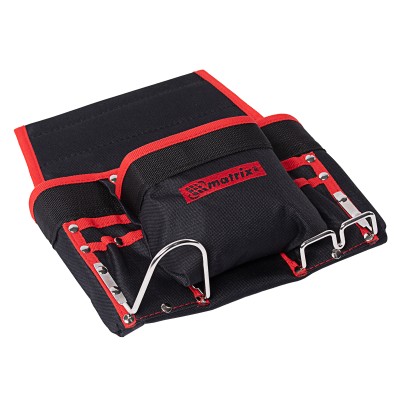 Подсумок поясной, 8 карманов, держатель для молотка, для клещей Matrix Подсумок поясной, 8 карманов, держатель для молотка, для клещей Matrix