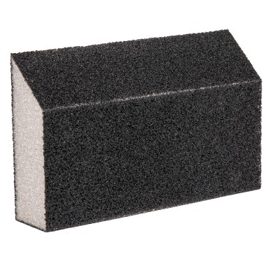 Губка для шлифования, 125 х 75 х 25 мм, трапеция, средняя жесткость, P 100 Сибртех Губка для шлифования, 125 х 75 х 25 мм, трапеция, средняя жесткость, P 100 Сибртех