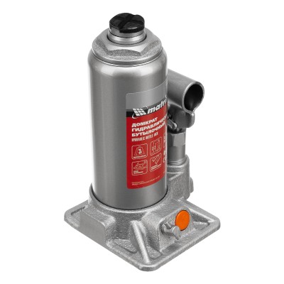 Домкрат гидравлический бутылочный, 3 т, h подъема 178-343 мм Matrix Домкрат гидравлический бутылочный, 3 т, h подъема 178-343 мм Matrix