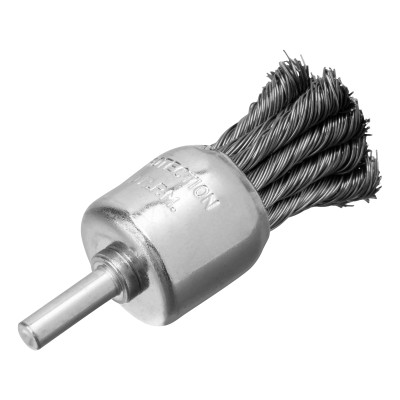 Щетка для дрели, 30 мм, "чашка" со шпилькой, крученая металлическая проволока Matrix Щетка для дрели, 30 мм, "чашка" со шпилькой, крученая металлическая проволока Matrix