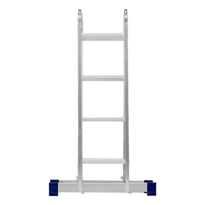 Лестница шарнирная алюминиевая, 4 х 4 ступени, Сибртех Лестница шарнирная алюминиевая, 4 х 4 ступени, Сибртех