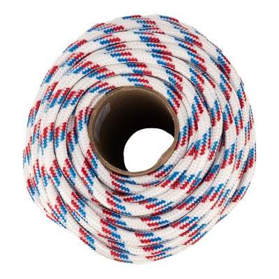 Фал плетеный полипропиленовый с сердечником, 10 мм, L 100 м, 24-прядный, Сибртех Фал плетеный полипропиленовый с сердечником, 10 мм, L 100 м, 24-прядный, Сибртех