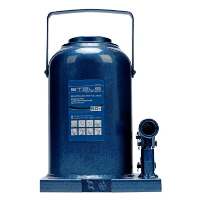 Домкрат гидравлический бутылочный, 50 т, h подъема 280-450 мм Stels Домкрат гидравлический бутылочный, 50 т, h подъема 280-450 мм Stels