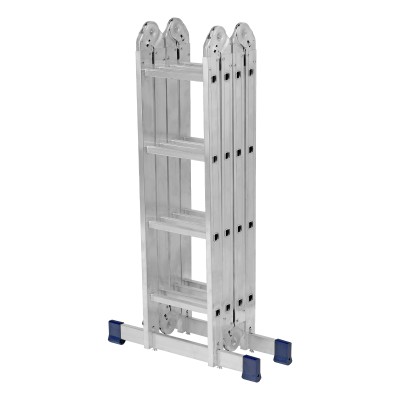 Лестница шарнирная алюминиевая, 4 х 4 ступени, Сибртех Лестница шарнирная алюминиевая, 4 х 4 ступени, Сибртех