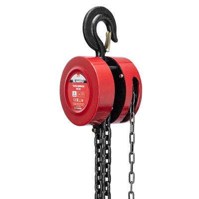 Таль цепная, 3 т, H подъема 3 м, расстояние между крюками 470 мм Matrix Таль цепная, 3 т, H подъема 3 м, расстояние между крюками 470 мм Matrix