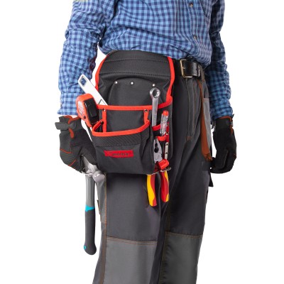 Подсумок поясной, 8 карманов, держатель для молотка, для клещей Matrix Подсумок поясной, 8 карманов, держатель для молотка, для клещей Matrix