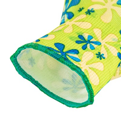 Перчатки садовые из полиэстера с нитрильным обливом, зеленые, L Palisad Перчатки садовые из полиэстера с нитрильным обливом, зеленые, L Palisad