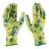 Перчатки садовые из полиэстера с нитрильным обливом, зеленые, L Palisad Перчатки садовые из полиэстера с нитрильным обливом, зеленые, L Palisad