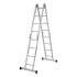 Лестница шарнирная алюминиевая, 4 х 4 ступени, Сибртех Лестница шарнирная алюминиевая, 4 х 4 ступени, Сибртех