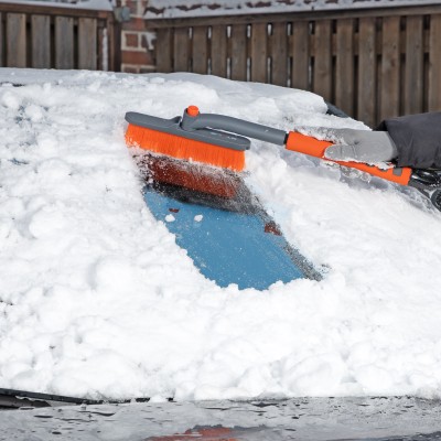 Щетка-сметка для снега со скребком, поворотная голова, 510 мм Stels Щетка-сметка для снега со скребком, поворотная голова, 510 мм Stels