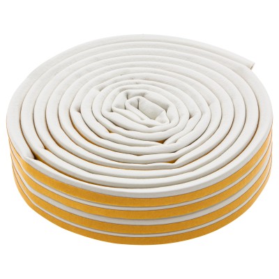 Уплотнитель резиновый, 12 м, профиль "D", белый Сибртех Уплотнитель резиновый, 12 м, профиль "D", белый Сибртех