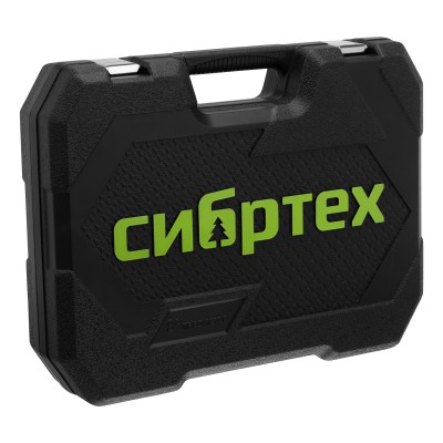 Набор инструментов, 1/2", 1/4", пластиковый кейс 89 предметов Сибртех Набор инструментов, 1/2", 1/4", пластиковый кейс 89 предметов Сибртех