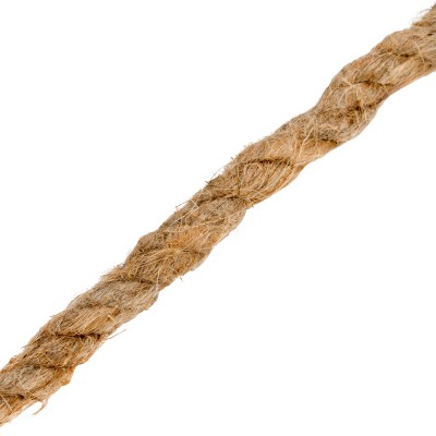 Веревка льнопеньковая, D 10 мм, L 10 м, крученая Сибртех Веревка льнопеньковая, D 10 мм, L 10 м, крученая Сибртех
