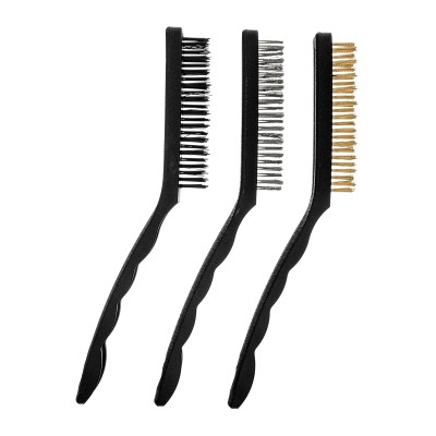 Набор щеток, 3 шт, металлические с пластмассовой ручкой, большие Matrix Набор щеток, 3 шт, металлические с пластмассовой ручкой, большие Matrix