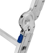 Лестница шарнирная алюминиевая, 4 х 5 ступеней, Сибртех