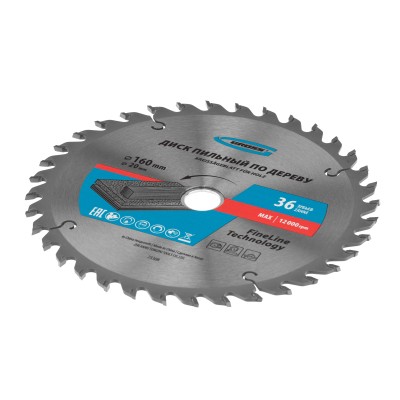 Пильный диск по дереву 160 x 20/16 x 36Т Gross Пильный диск по дереву 160 x 20/16 x 36Т Gross