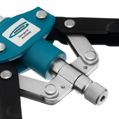 Заклепочник двуручный 420 мм, двухкомпонентные рукоятки, для заклепок 2.4-3.2-4.0-4.8 Gross Заклепочник двуручный 420 мм, двухкомпонентные рукоятки, для заклепок 2.4-3.2-4.0-4.8 Gross