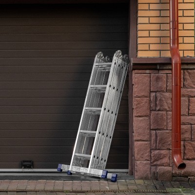 Лестница шарнирная алюминиевая, 4 х 5 ступеней, Сибртех Лестница шарнирная алюминиевая, 4 х 5 ступеней, Сибртех