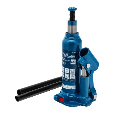 Домкрат гидравлический бутылочный, 2 т, h подъема 178-338 мм Stels Домкрат гидравлический бутылочный, 2 т, h подъема 178-338 мм Stels