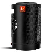 Тепловентилятор керамический DTFC-1200S, вращение, 3 реж., вент., нагрев 600/1200 Вт Denzel