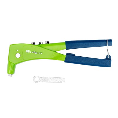 Заклепочник 250 мм, литой корпус, заклепки 2.4-3.2-4.0-4.8 мм Сибртех Заклепочник 250 мм, литой корпус, заклепки 2.4-3.2-4.0-4.8 мм Сибртех