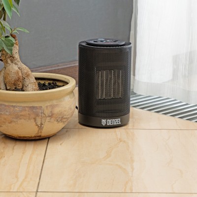 Тепловентилятор керамический DTFC-1200S, вращение, 3 реж., вент., нагрев 600/1200 Вт Denzel Тепловентилятор керамический DTFC-1200S, вращение, 3 реж., вент., нагрев 600/1200 Вт Denzel