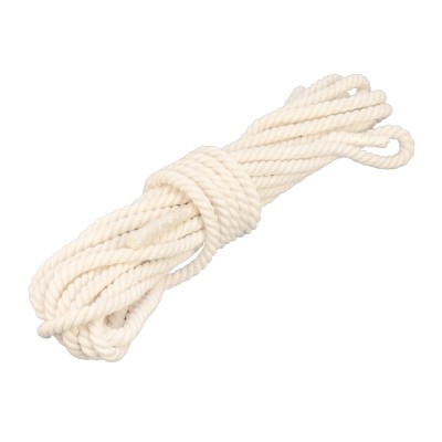 Веревка х/б, D 10 мм, L 11 м, крученая, 211 кгс Сибртех Веревка х/б, D 10 мм, L 11 м, крученая, 211 кгс Сибртех