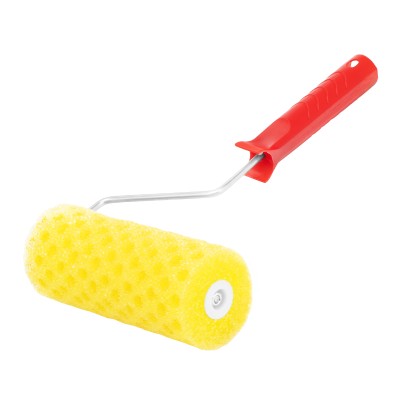 Валик "Структурный" поролоновый с ручкой, "горошек", 180 мм, D 80 мм, D ручки 6 мм MTX Валик "Структурный" поролоновый с ручкой, "горошек", 180 мм, D 80 мм, D ручки 6 мм MTX