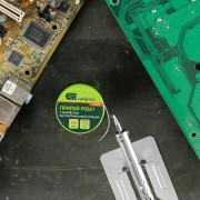 Припой с канифолью, D 1.5 мм, 50 г, POS61, на пластмассовой катушке Сибртех