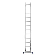 Лестница, 2 х 12 ступеней, алюминиевая, двухсекционная, Сибртех