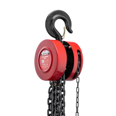 Таль цепная, 5 т, H подъема 3 м, расстояние между крюками 600 мм Matrix Таль цепная, 5 т, H подъема 3 м, расстояние между крюками 600 мм Matrix