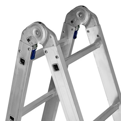 Лестница шарнирная алюминиевая, 4 х 5 ступеней, Сибртех Лестница шарнирная алюминиевая, 4 х 5 ступеней, Сибртех