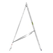 Лестница, 2 х 12 ступеней, алюминиевая, двухсекционная, Сибртех