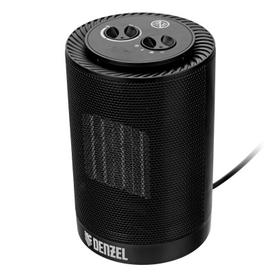 Тепловентилятор керамический DTFC-1200S, вращение, 3 реж., вент., нагрев 600/1200 Вт Denzel Тепловентилятор керамический DTFC-1200S, вращение, 3 реж., вент., нагрев 600/1200 Вт Denzel