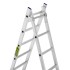 Лестница, 2 х 12 ступеней, алюминиевая, двухсекционная, Сибртех Лестница, 2 х 12 ступеней, алюминиевая, двухсекционная, Сибртех