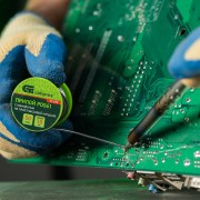 Припой с канифолью, D 1.5 мм, 50 г, POS61, на пластмассовой катушке Сибртех