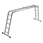 Лестница шарнирная алюминиевая, 4 х 5 ступеней, Сибртех