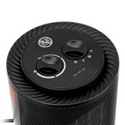 Тепловентилятор керамический DTFC-1200S, вращение, 3 реж., вент., нагрев 600/1200 Вт Denzel