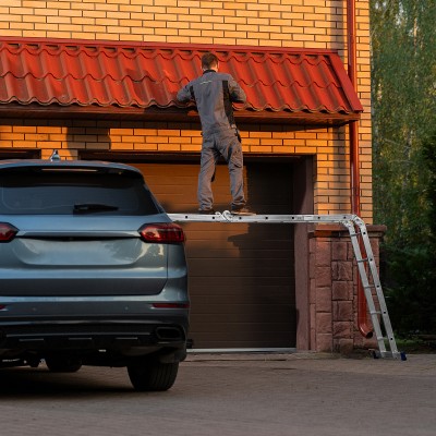 Лестница шарнирная алюминиевая, 4 х 5 ступеней, Сибртех Лестница шарнирная алюминиевая, 4 х 5 ступеней, Сибртех