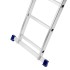 Лестница, 2 х 12 ступеней, алюминиевая, двухсекционная, Сибртех Лестница, 2 х 12 ступеней, алюминиевая, двухсекционная, Сибртех