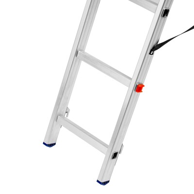 Лестница, 2 х 12 ступеней, алюминиевая, двухсекционная, Сибртех Лестница, 2 х 12 ступеней, алюминиевая, двухсекционная, Сибртех