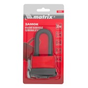 Замок навесной всепогодный, 50 мм, удлиненная дужка Matrix