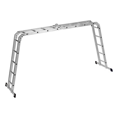 Лестница шарнирная алюминиевая, 2 х 4 + 2 х 5, Сибртех Лестница шарнирная алюминиевая, 2 х 4 + 2 х 5, Сибртех