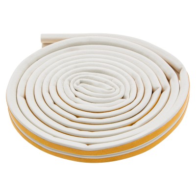 Уплотнитель резиновый, 6 м, профиль "D", белый Сибртех Уплотнитель резиновый, 6 м, профиль "D", белый Сибртех