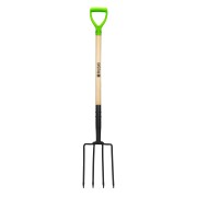 Вилы 4-рогие, огородные, кованые, 195х295х1165 мм, деревянный лакированный черенок Palisad