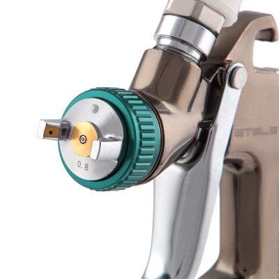 Краскораспылитель AG 970 LVLP, профессиональный, гравитационного типа, сопло 0.8 мм Stels Краскораспылитель AG 970 LVLP, профессиональный, гравитационного типа, сопло 0.8 мм Stels